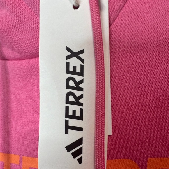 Adidas Terrex Colorblock Hoodie Pink - Picture 10 of 12